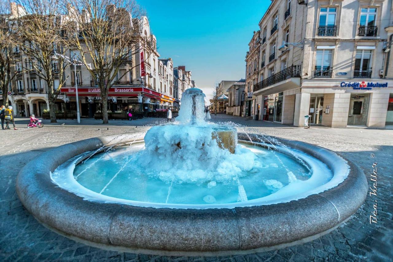 Brossolette Appartement T2 Spacieux Et Lumineux Balcon Vue Degagee Reims Eksteriør bilde